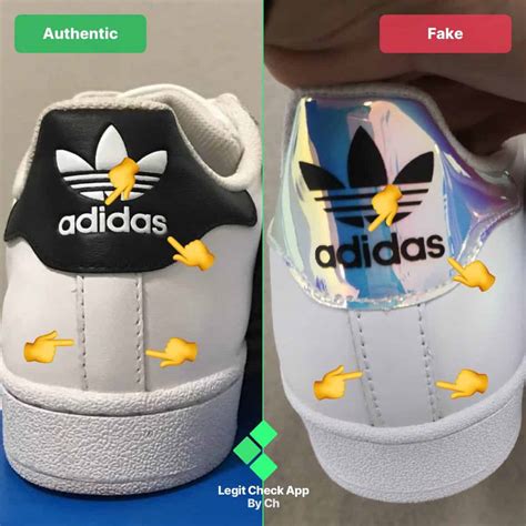 how to tell fake adidas superstars|adidas counterfeit vs genuine.